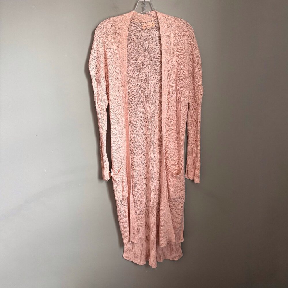 Hollister Neutral Knit Duster Sweater